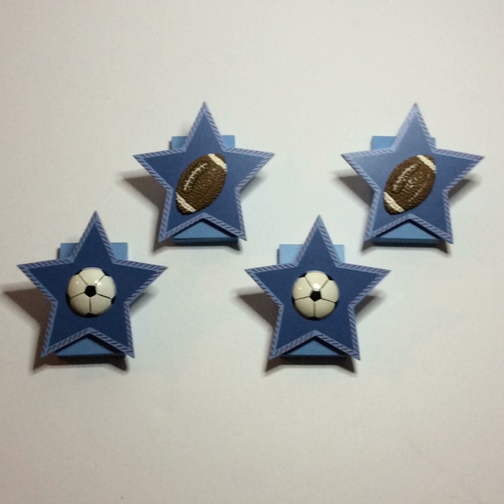 Lamb and Ivy quilt clips 2 football 2 soccer